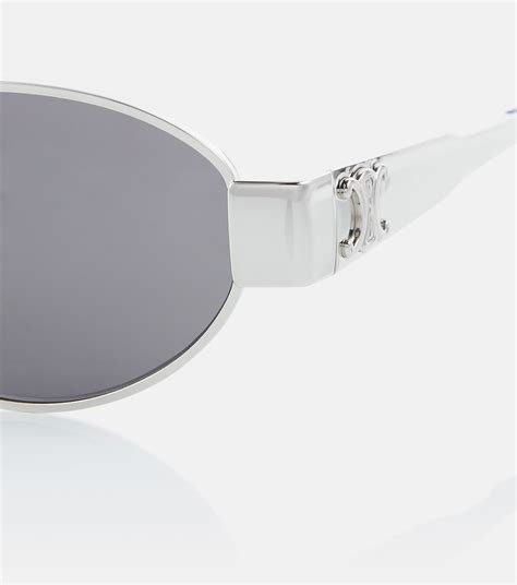 celine triomphe sonnenbrille silber